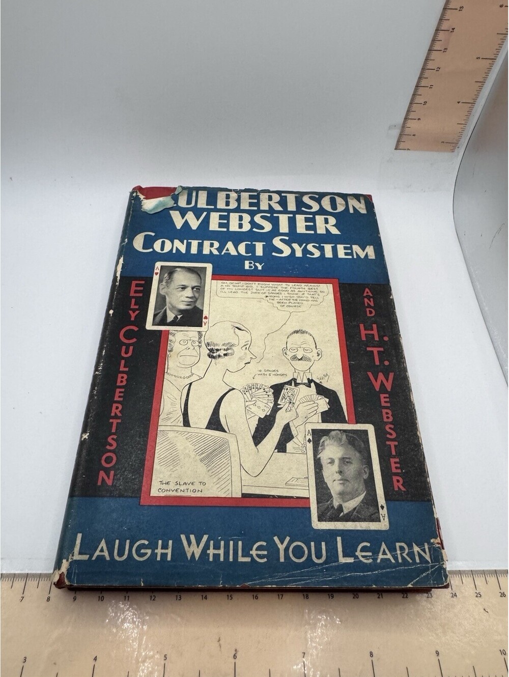 The Culbertson Webster Contract Bridge Red Book 1934 HC DJ
